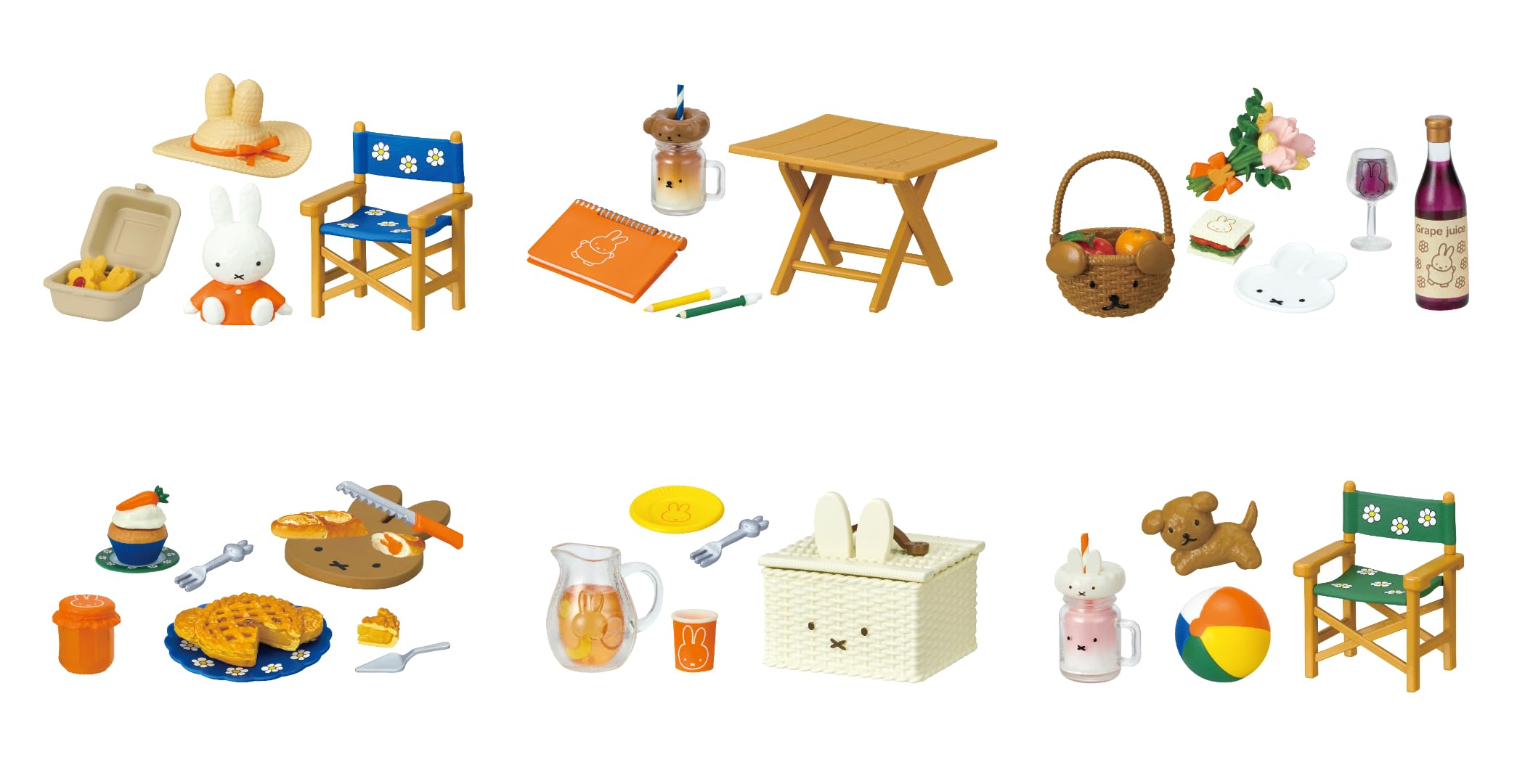 

Re-Ment miffy Picnic with miffy 1 box Approx. H120 x W145 x D155mm ATBC-PVC, ABS