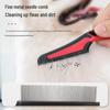 Double Row Pet Comb for Dogs and Cats - Detangles, Smooths, and Removes Lice