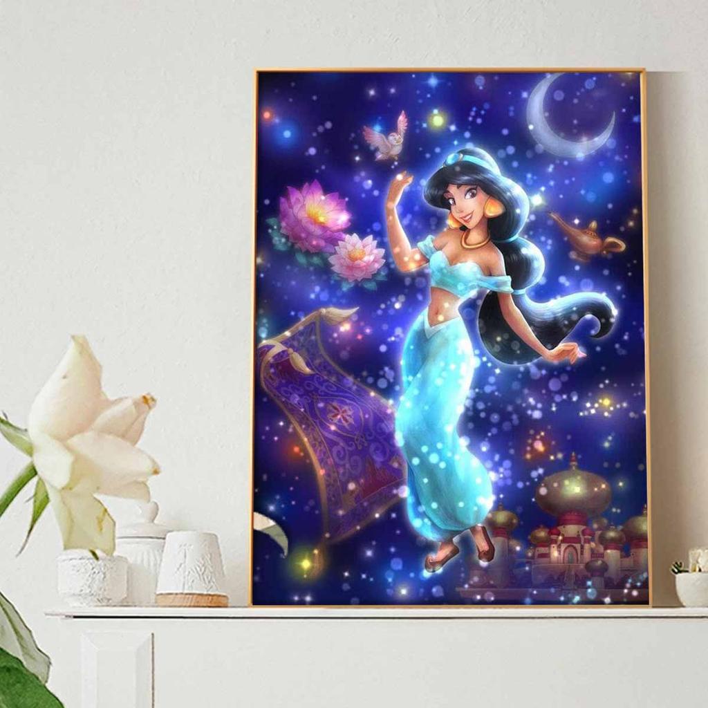 Full Round Diamond Painting The Dancing Princess Art Rhinestone Picture Mosaic DIY 5D Cross Stitch Embroidery Home Decoration