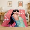 Fashion Aitana Spanish Singer Flannel Blanket Soft Warm Throw Blanket for Bedroom Living Room Bed Travel Camping Picnic Gift
