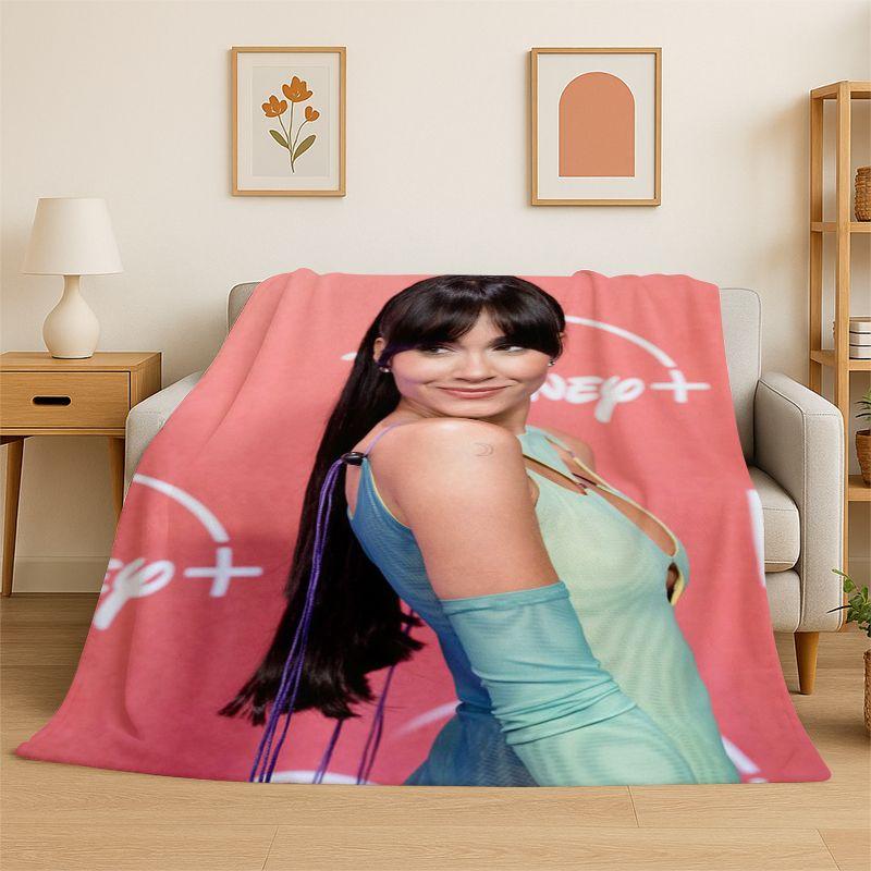 Fashion Aitana Spanish Singer Flannel Blanket Soft Warm Throw Blanket for Bedroom Living Room Bed Travel Camping Picnic Gift