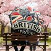 1 pz Design Artistico Bandiera Britannica Ombrello Portatile Pieghevole Struttura a Ossa di Ferro Struttura Ossea Ombrello da Esterno per Casa