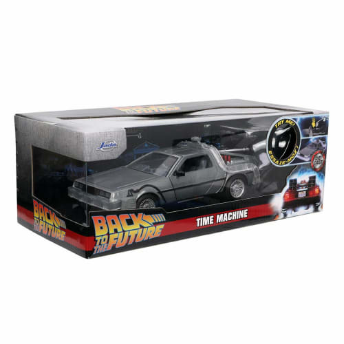 Back To the Future Part 1 Jada Toys Metals 1/24 Scale Diecast Time Machine DeLorean 32911 Jada Toys - Hollywood Rides | Back To the Future Part I De L