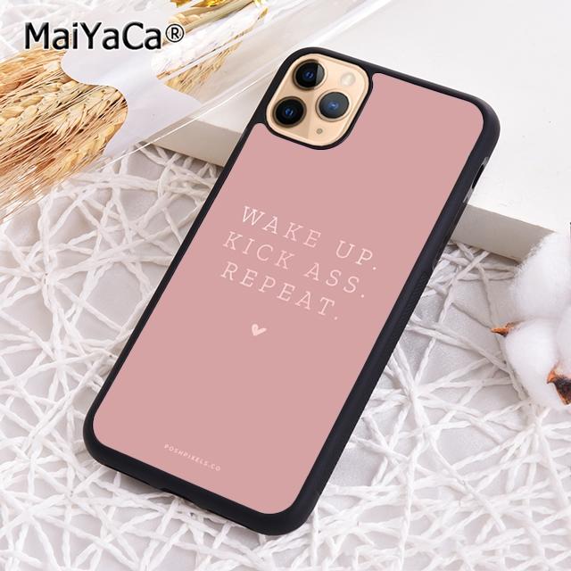 

MaiYaCa Fitness Girl Gym Phone Case Cover For iPhone 17 Air 16 15 plus 11 12 13 14 pro max shell coque iPhone 11pro max