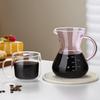 POKALOTEA Pink Drip Coffee No Paper Coffee Filter Reusable Stainless Steel Microwave Graduations Included Server, 500ml, Required, Filter,