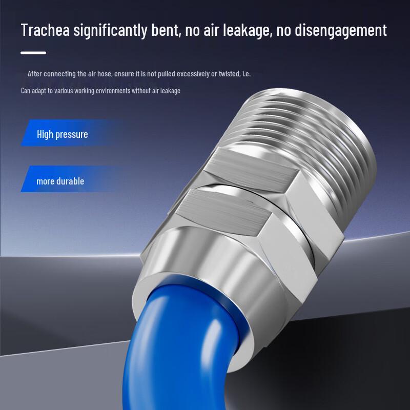 Pneumatic Push-to-Connect Straight Fitting