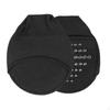 AntiSlip Forefoot Sock Lightweight Knitted Material Foot Sleeve for Inside Shoes Black