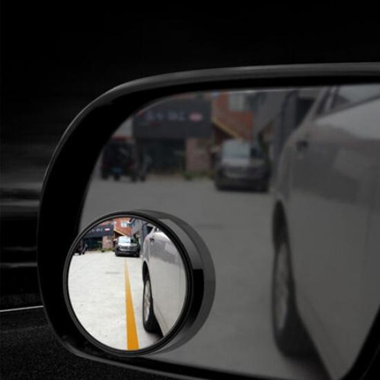 4Pcs Car SUV Blind Spot Mirrors HD 360° Adjustable Rear Side View Convex Mirrors