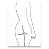 Abstract Minimalist Sexy Line Woman Wall Art Canvas Painting Nordic Posters And Prints Wall Pictures For Living Room Home Decor