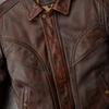 Men's Genuine Cowhide Leather Jacket Real Cow Loose Oversized Style Coat Man Clothes Spring Autumn