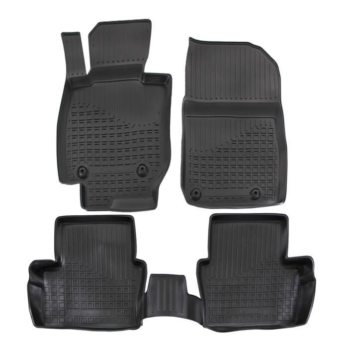 3D Rubber Floor Mats - J&J AUTOMOTIVE - Mazda CX-5 2012-2017 - Black - Custom Made - Non-Slip