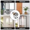 New Recessed Door Lock 304 Stainless Steel Hidden Recessed Cup Door Handle Keyless Recessed Door Pull for Bathroom Bedroom
