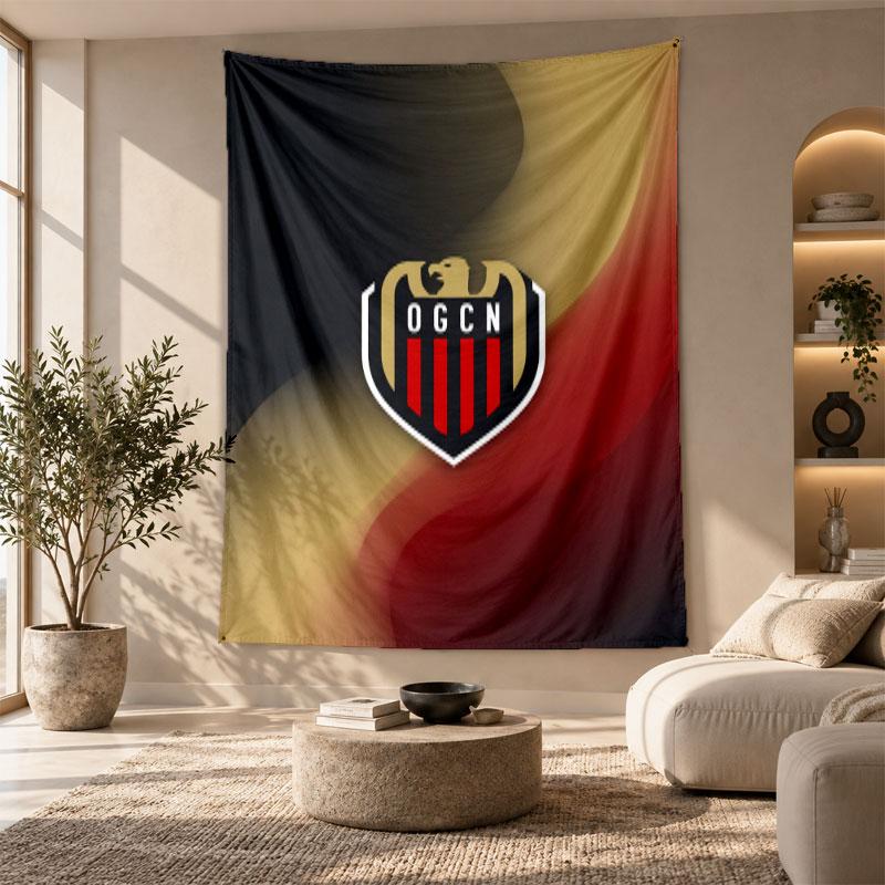 Decorative Tapestry,OGC Nice FC Printed Wall Art, Lightweight Wall Hanging For Bedroom Background