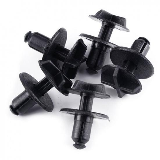 Car Bumper Tank Fender Plastic Fastener Trim Clip Clamp 10pcs For