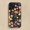 Fruit Juice Flower Pattern Phone Case For Xiaomi Redmi 13C 14C 12 Redmi Note 14 13 12 11 Pro Plus 5G 12S 11S 10S Soft Cover