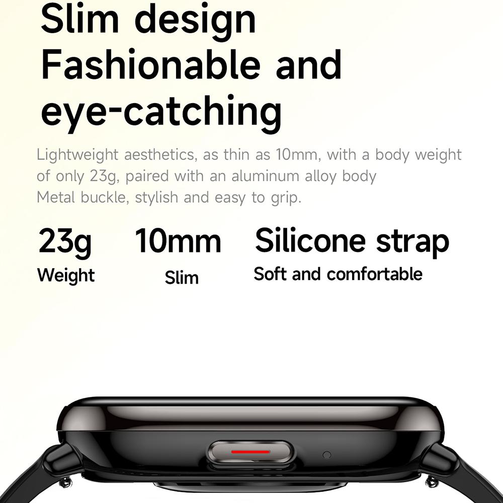 T59 1.75 Inch AMOLED Screen Smartwatch Bluetooth-Compatible Calling Health Monitoring Sport Watch