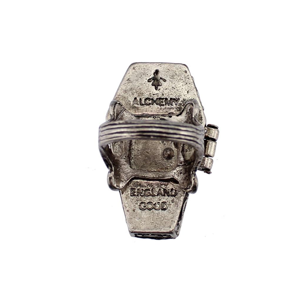 Retro Gothic Punk Cross  Coffin Retro Ring For Men And Women