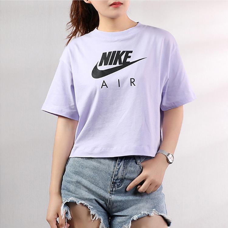 Nike Crop Tops Women's Crew Neck Moderate BV4778-539