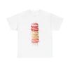 Macaroon Graphic T Shirt Funny Foodie Snack Unisex Heavy Cotton Tee