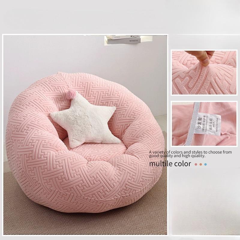 2025 New Cat Scratch-resistant Style All-season Universal Pumpkin Sofa Dust Cover Lazy Bean Bag Single-person Sofa Cover