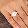 Rainbow Moonstone 925 Sterling Silver Designer Statement Ring For Women CZR-18-23