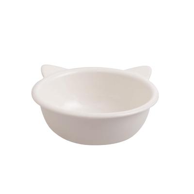Cat Bowl Cat Basin Pet Bowl Dog Basin Cat Food Basin Pet Food Basin Ceramic Double Bowl Food Basin Bamboo Wooden Frame Pet Supplies