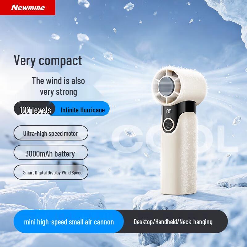 Newmine Foldable USB Rechargeable Portable Mini Fan