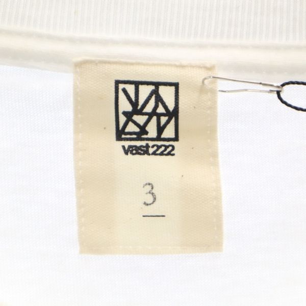 unused VAST222 18ss made in Japan Sleeve print Long sleeve sweat trainer Men's Used