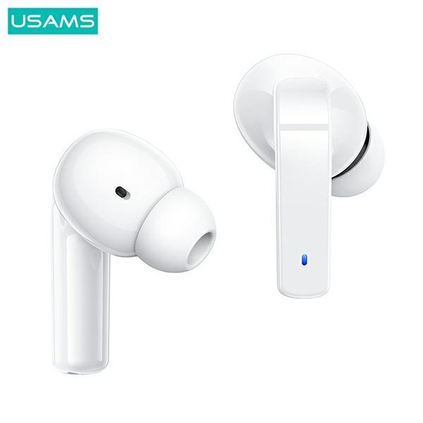 Usams Słuchawki Bluetooth 5.0 Tws Lyseries Anc Bezprzewodowe Biały/White Bhuly06