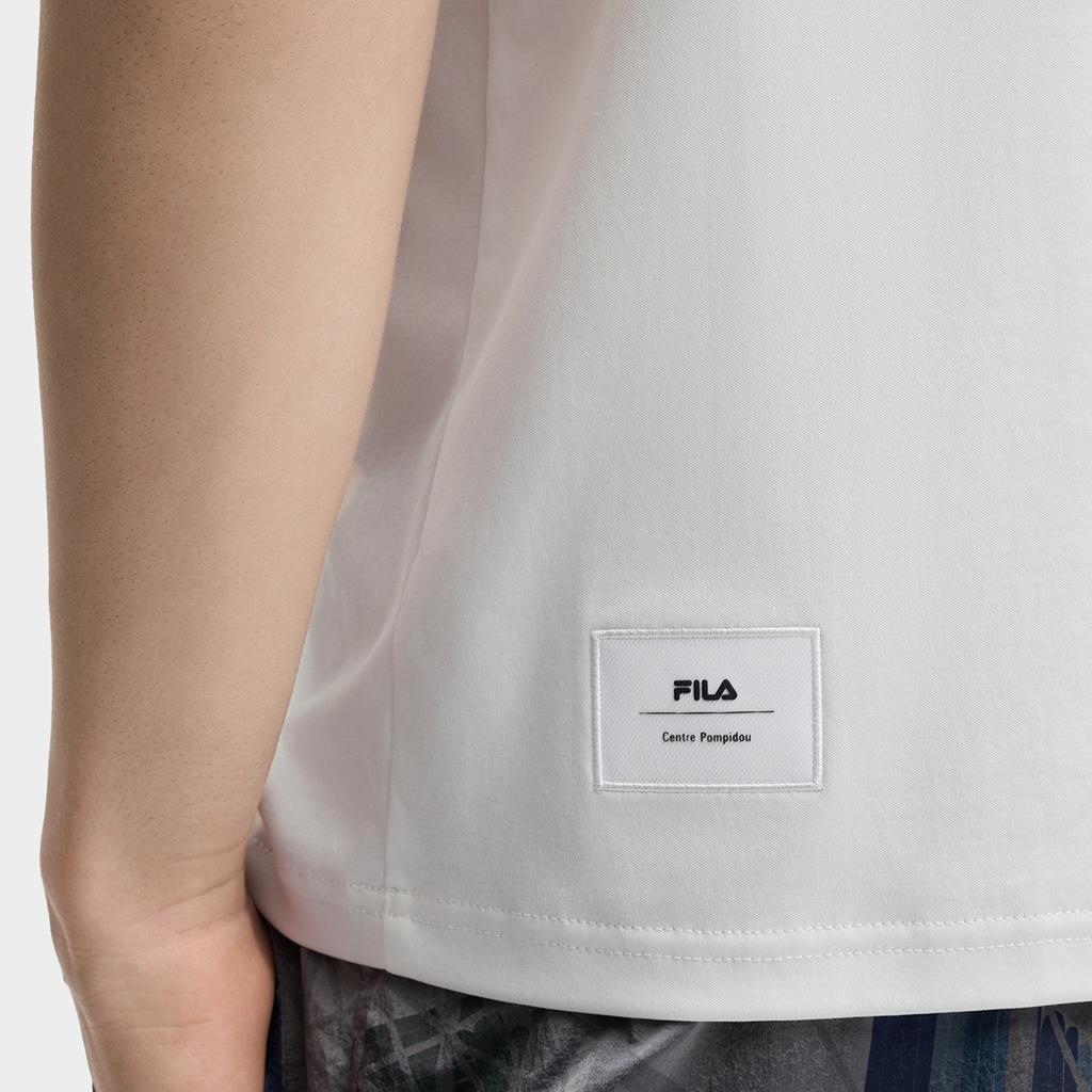 New FILA HERITAGE T Shirt Men's Standard White F11M438104FWT