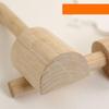 Ceramic Solid Wood Clapping Board Soft Clay Supplies High Quality Wooden Tap Hammer with Tooth Professional Pottery Tool