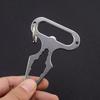 Durable Key Chain Stainless Steel EDC Tool Screwdriver Outdoor Tool Wrench