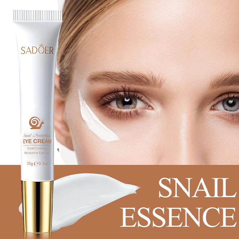 Snail Essence Eye Cream, Nourishes, Firms and Tightens The Eye Skin Moisturizing Eye Cream