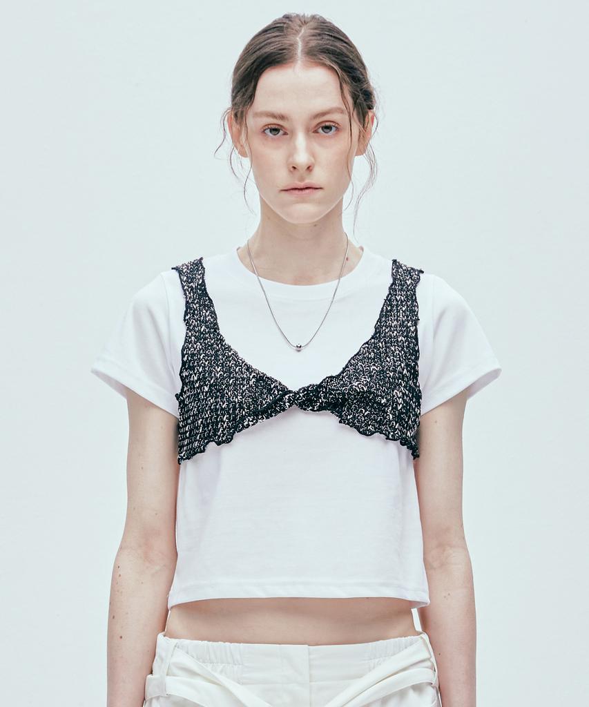 SSY Bustier Crop T-Shirt