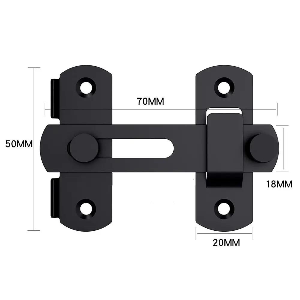 Stainless Steel Guard Toggle Hook Cabinet Sliding Barn Door Lock Door Bolt Barn Lock Door Buckle
