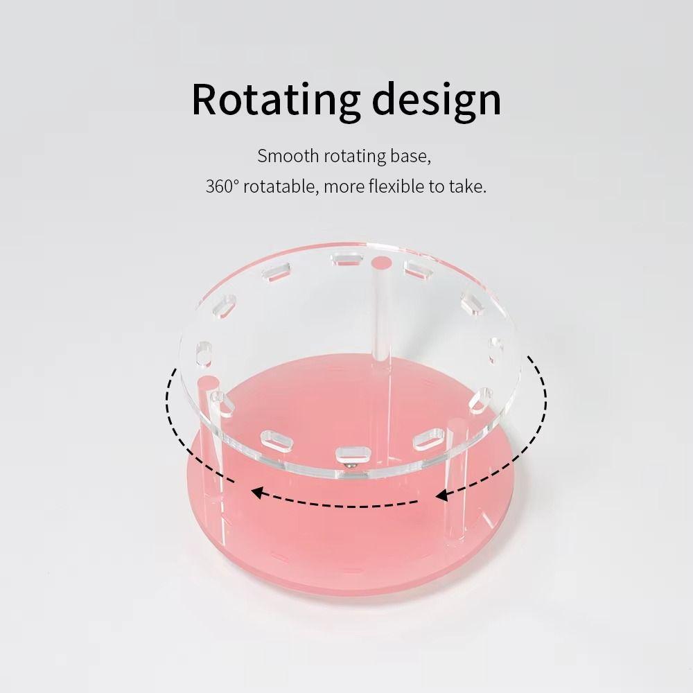 Acrylic Material Lash Tweezers Stand 12 Holes Eyelash Extension Tool Organizer Makeup Storage