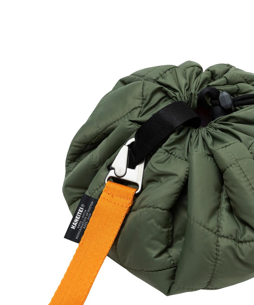 Kaneitei Dumpling Quilting Storage Cross Bag (Olive Drab) / Recycled