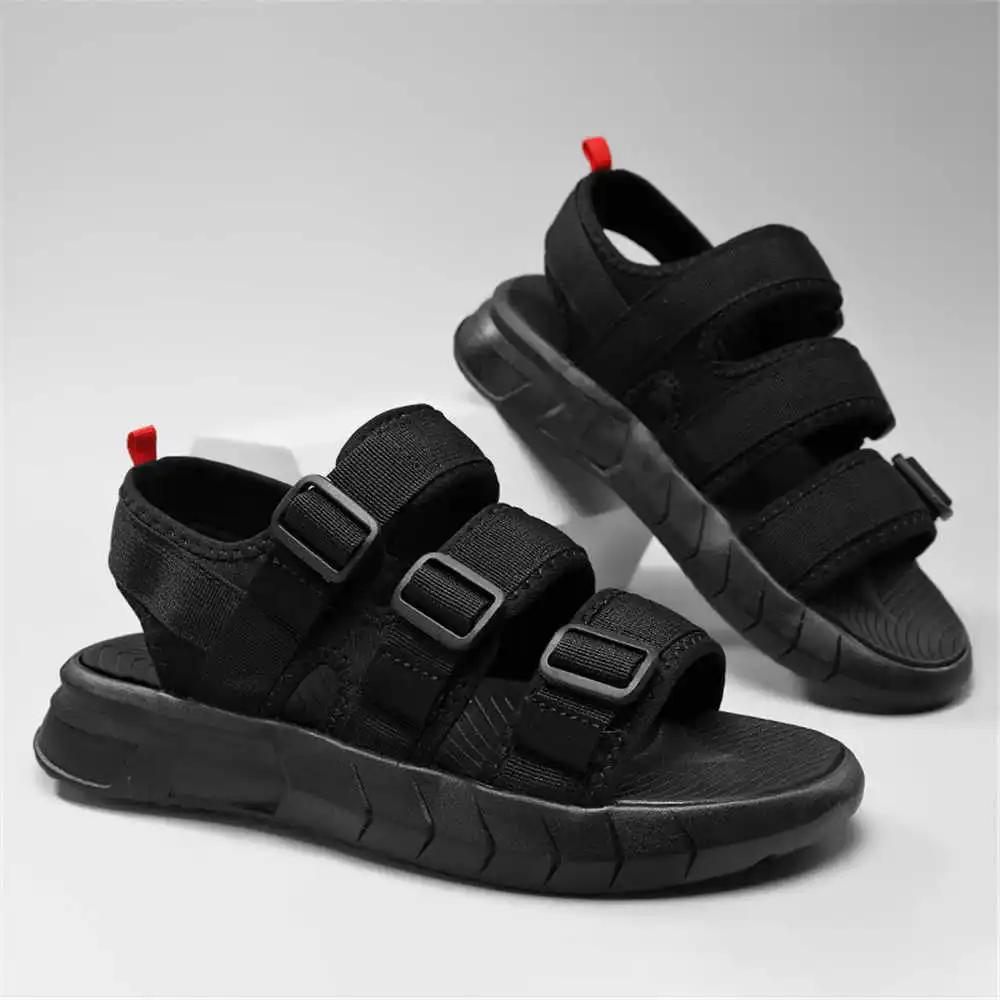 Fashion Hawaiian Buckle Large Men's Sandals Slippers Finger Flip Flops Men Shoes Blue Sneakers Sport Expensive Latest Besket Lux