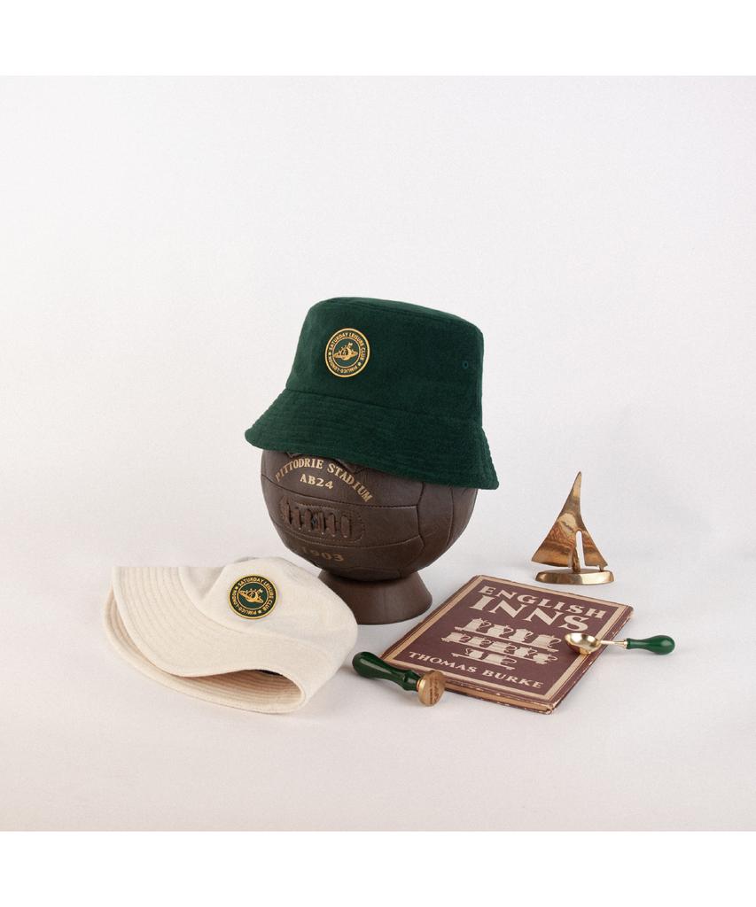 Seleodeilejeokeulleob Leisure Terry Bucket Hat (Rubber Patch) - Ivory