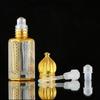 Electroplating Convenient Refillable Sample Vial Perfume Bottle Mini Dropper Bottles Aromatherapy