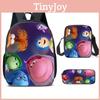 Inside Brain Out Characters Kids School Backpack Set For Students Elementary