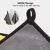 30/60cm 10pcs Car Wash Towels Cleaning Cloth Absorbent Dry Cloth General Purpose Microfiber Towel Thickened Yellow
