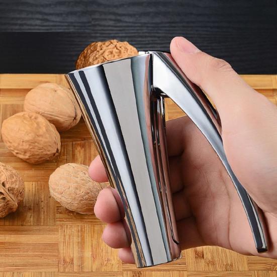 Walnut Clip Convenient Easy Use Zinc Alloy Portable Labor-saving Nut Cracker for Daily Use