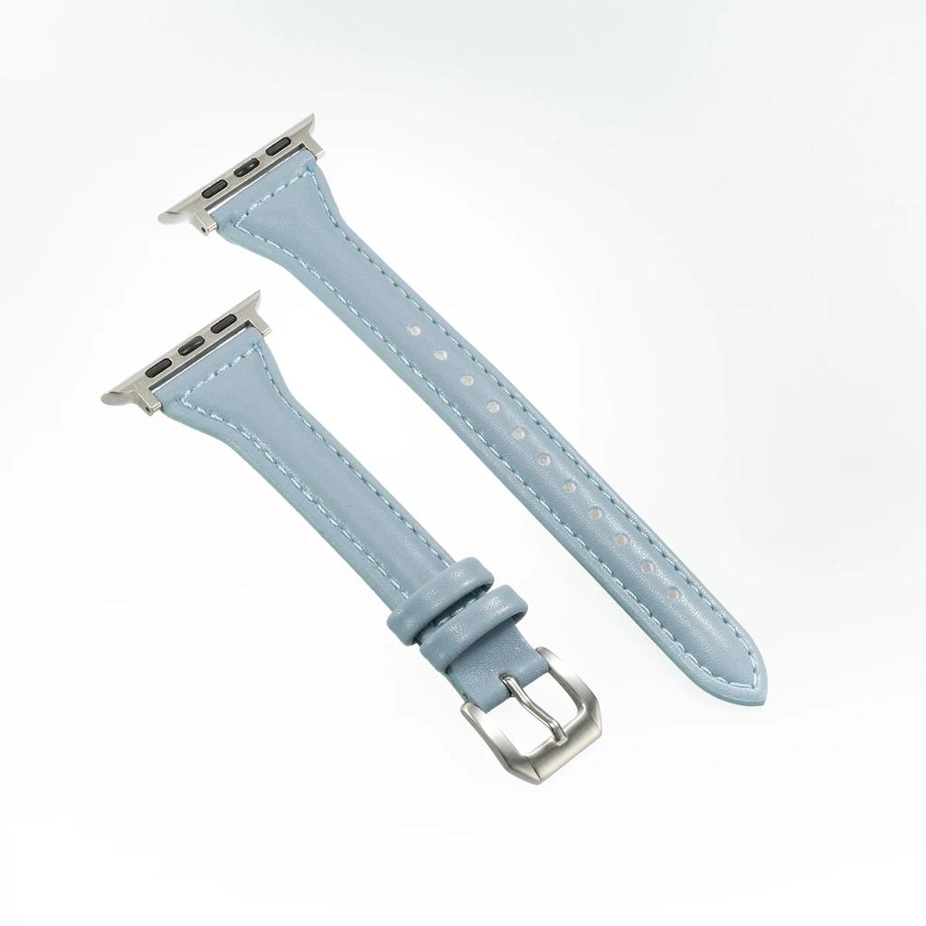 Slim Girl Strap For Apple Watch S10 42mm 46mm 9 8 7 41/45mm PU Leather Band 38/42mm For iwatch Bracelet SE 40 44mm 6 5 4 3 49mm