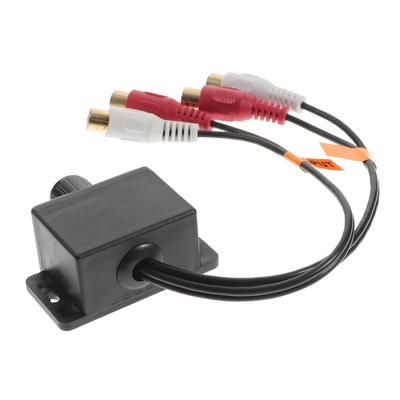 HOMSFOU Kabelový ovladač úrovně pro auto Mono zesilovač do auta Ovládání subwooferu do auta Knoflík basů