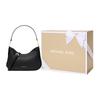 Michael Kors MK Jet Set Zip Closure Leather Shoulder Bag Medium Women shoulder bag Black 32S6GJ6W8L-BLACK