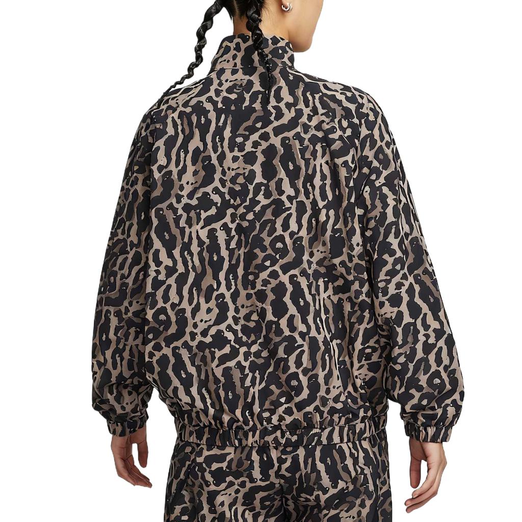 Nike Sportswear Woven Zip-Up Long Sleeve Jacket Women Jackets Black IB7264-010