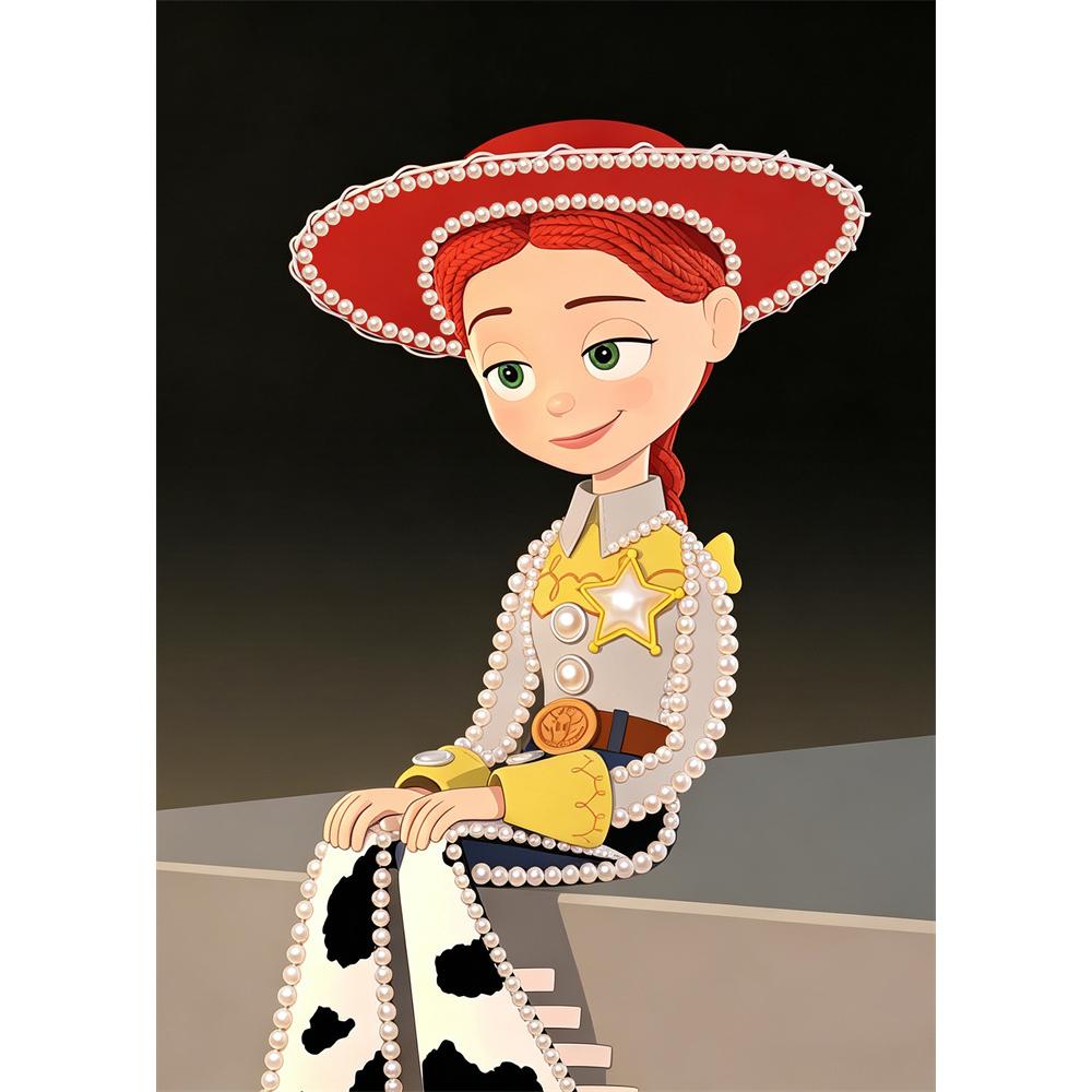

Disney Pearl Painting Toy Story Trish Art Kit Adult Beginner Home Wall Decor Special Shape 30x40