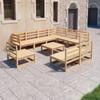 Day and Night - Day and Night Garden Furniture Set 10 Pieces Solid Pine Wood