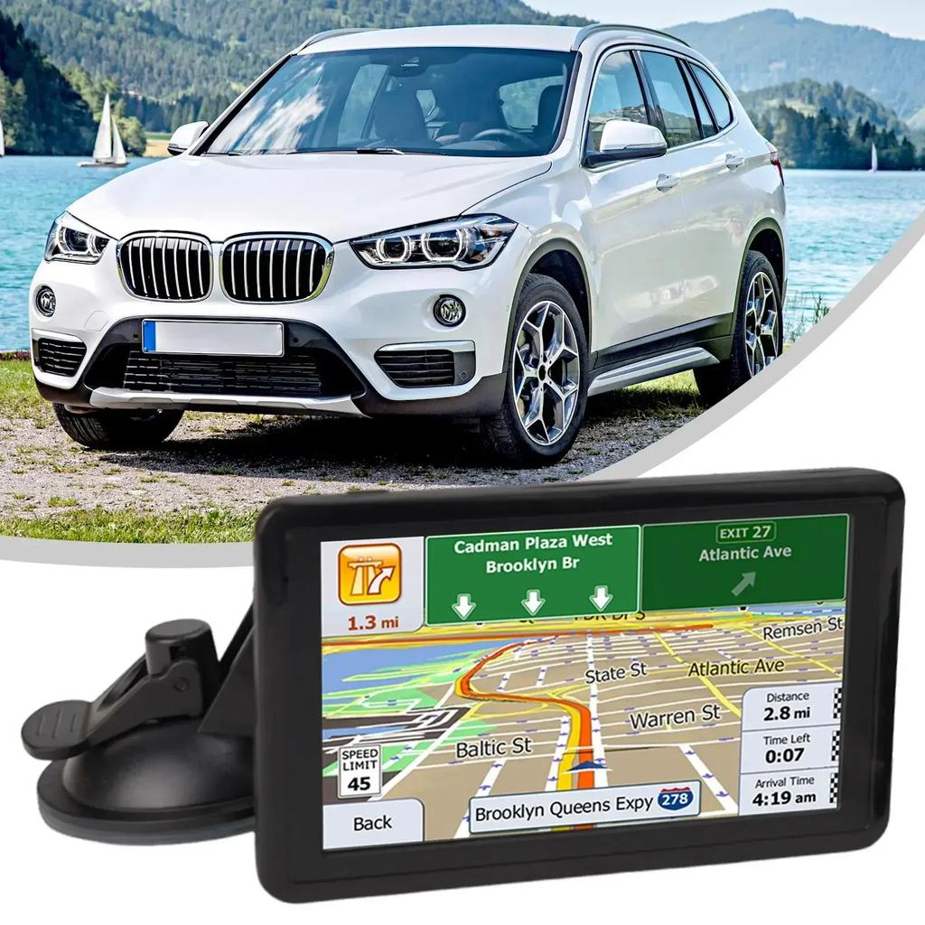 Car GPS Car Map Display GPS Navigator Device Music For Car TFT Touch Screen 5 Inch 800X480 Pixels High Bright Screen